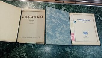 2 nekompletní alba známek.