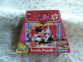 Puzzle myška Minnie s nalepovacími kamínky