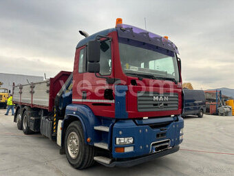 MAN TGA sklápač s HR HIAB 6x2