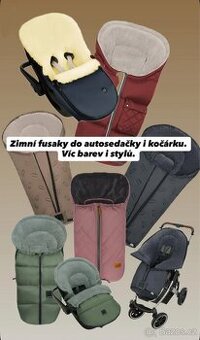 Zimní fusaky - různé barvy i druhy