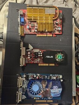 AGP grafické karty HD3450/HD3650/GS7600