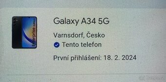 Samsung galaxy A34 5G 128GB
