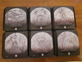 Sada 6 medailí Strážci českých hor proof