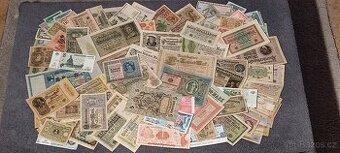 Krásný konvolut bankovek po sběrateli 190 ks