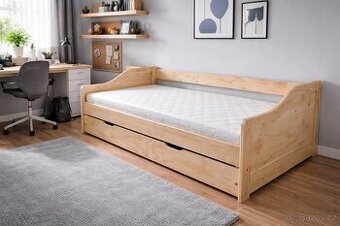 Multifunkční postel s přistýlkou. Zdarma matrace.