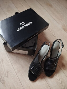 Černé střevíčky/lodičky podpatek vel.41 Gerry Weber N.O.V.É