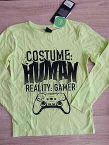 Nová trička - 5 ks - vel. 134/140