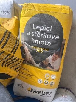 Prodám lepicí a stěrkovou hmotu weber