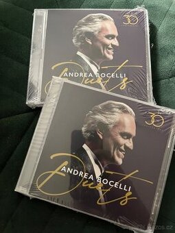 Andrea Bocelli - Duets - 2 CD plus original podpis