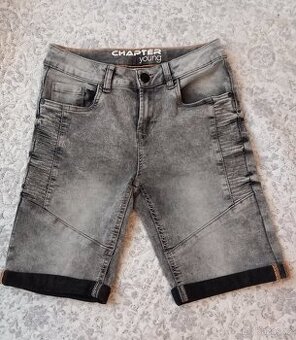 Chlapecké džínové kraťasy, vel. 146