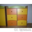 Komoda barevna se šuplíky