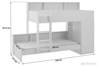 Patrová postel SINA