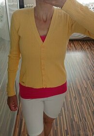 Svetr Esprit NOVÝ vel. XS z žebrované pleteniny s hedv