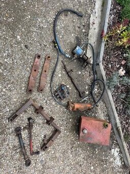 Komplet hydraulika na traktor domácí výroby, malotraktor