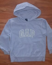 Dívčí fleecová mikina GAP s kapucí