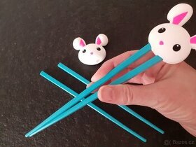 Dětské jídelní hůlky pro začátečníky Pylones - dva páry - 1