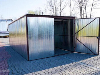 Akční nabídka    Plechová garáž 3x5m.