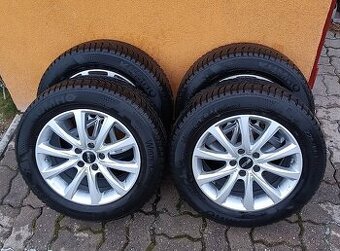 ALU kola 5x112 R17, zimní pneu 225/50 R17 2x8 mm, 2x7 mm