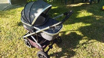 Kočárek trojkombinace,Moon Nuova city 2018 s CYBEX ATON M I-