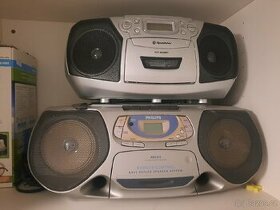 Prodám 2x retroradio, kazetak, CD Philips, roadstar