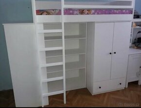 Patrová postel s velkým úložným prostorem