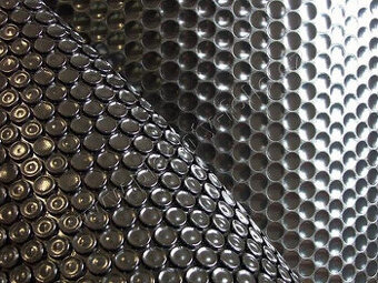 Solární plachta na bazén 5,77m x 3,47m černá 360micron Brno