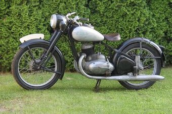 Jawa 250 typ 11 pérák 1950