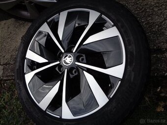 škoda karoq r18 nová alu kola 5x112 černá