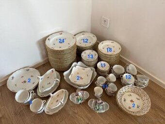 Rozsáhlá souprava Míšeňský porcelán / Meissen