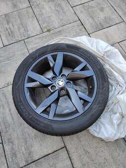 Prodám zimní kompletní Alu kola 205/55 R17 95V Hankook