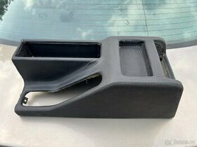 BMW E34 kožený tunel kolem ruční brzdy