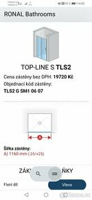 Sprchová zástěna atyp sprchové dveře