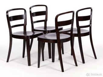 Poctivé jídelní židle po renovaci. 4 kusy.