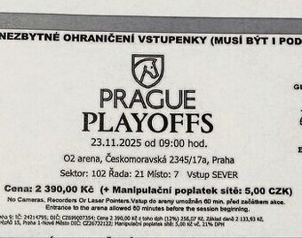 3x Prague Playoffs 23.11. FINÁLE