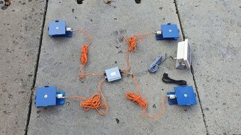 Zásobníková váha s celkovou nosností 6t pod sila, na vážení