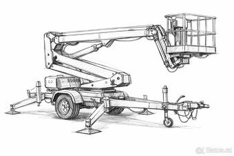 Koupím přívěsnou pracovni plosinu