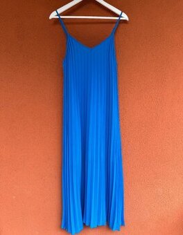 modré šaty, velikost s