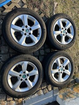 4x alu disky 5x112 R16, letní pneu