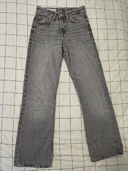 Džíny wide leg mid rise ZARA