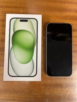 APPLE IPHONE 15 128GB ZELENÝ, BATERIE 86%