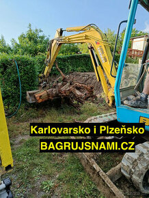 Zemní a výkopové práce Plzeňsko i Karlovarsko BAGRUJSNAMI