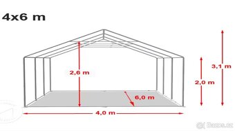 Skladovací stan 6x4m