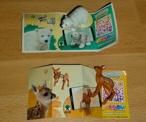 Kinder figurky zvířátka
