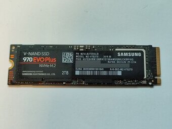 3x SSD SAMSUNG 970 EVO PLUS 2 TB M.2 NVMe - otestované