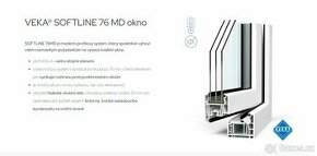Plastová okna trojsklo Veka Softline 76MD