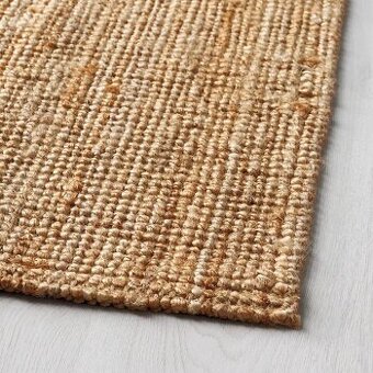 Režný hrubý přírodní koberec IKEA LOHALS 3x2m
