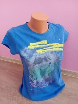 LETNÍ BAVLNĚNÉ TRIČKO - vel.M/L / zn.s.Oliver