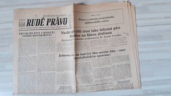Rude Pravo 27.11.1952 proces s M Horakovou