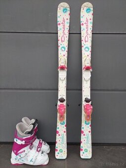 Lyže DYNASTAR STARLETT, 130 cm + lyžáky NORDICA