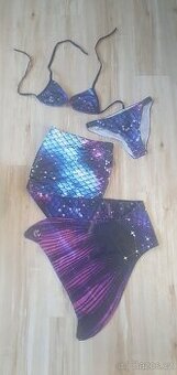 NOVY kostym morske panny vcetne plavek - Happy tails